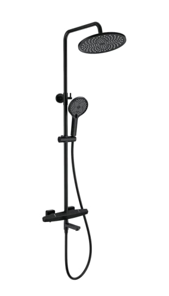 Душевая стойка Wonzon & Woghand NEO WW-B3046-A1-MB, матовая черная