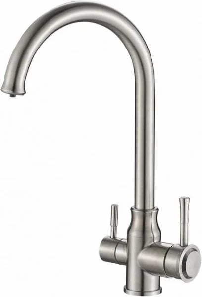 Смеситель для кухни Steel Hammer SH 763 INOX