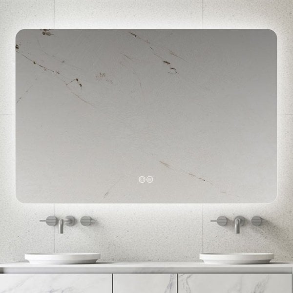 Зеркало Vincea VLM-3BE120-2 120x80 с подсветкой и антизапотевателем