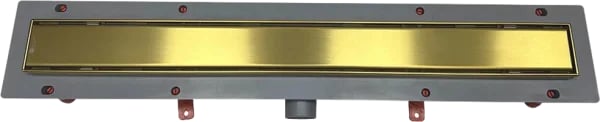 Душевой трап (лоток) Veconi Klasik Gold 650 брашированное золото