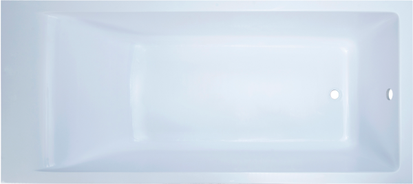 Ванна из искусственного камня Marmo Bagno Алесса 150x70 см, встраиваемая, белая, на ножках