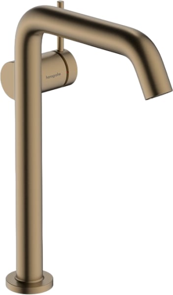 Смеситель для раковины Hansgrohe Tecturis S Fine 240 CoolStart 73370140 шлифованная бронза