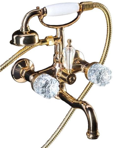 Смеситель для ванны с душем Boheme Crystal 293-CRST