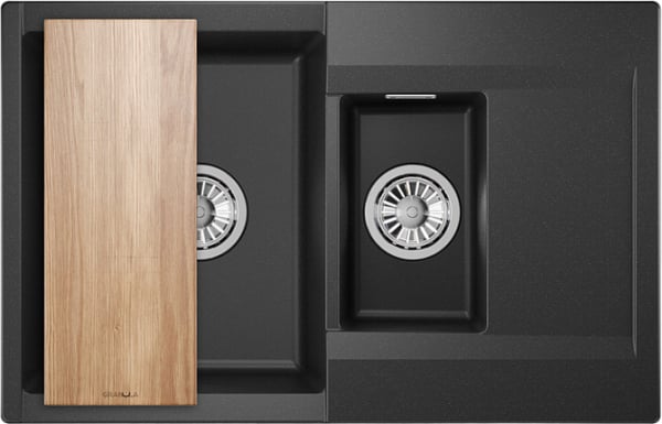 Мойка кухонная Granula Estetica 7808, черный
