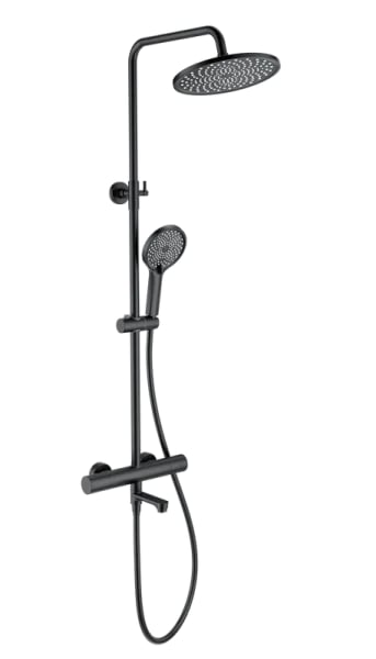 Душевая стойка Wonzon & Woghand WW-B3069-MB, матовая черная