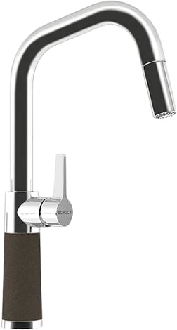 Смеситель для кухни Schock Cristalite SC-530-D выдвижной излив, мокка