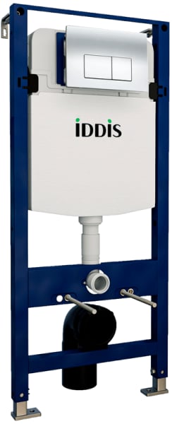 Система инсталляции для унитазов IDDIS Optima Home OPH00GCi32K, с кнопкой смыва, хром