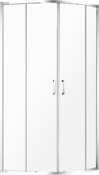 Душевой уголок AQUAme AQM3801F-8 80х80, профиль хром
