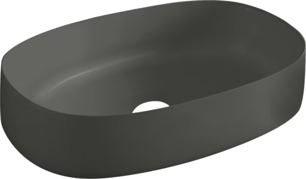 Накладная раковина ArtCeram Cognac COL003 grigio oliva, 55 см