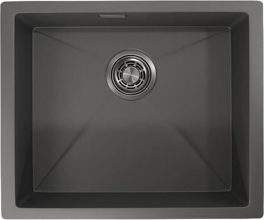 Мойка кухонная Granula 5445U, графит матовый