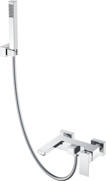 Смеситель для ванны с душем Boheme Qubic 473-CR, сhrome