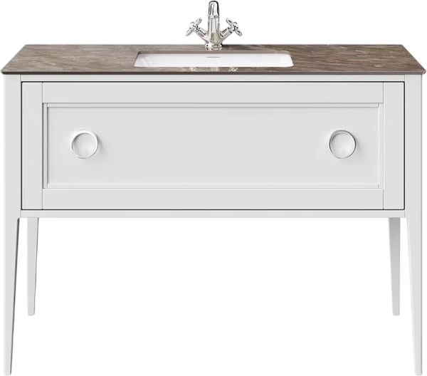 Тумба под раковину без столешницы KERAMA MARAZZI Plaza Classic Neo 120 белая матовая