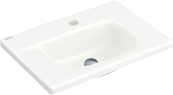 Раковина маленькая в туалет Berges Small 45x31 глянцевый белый