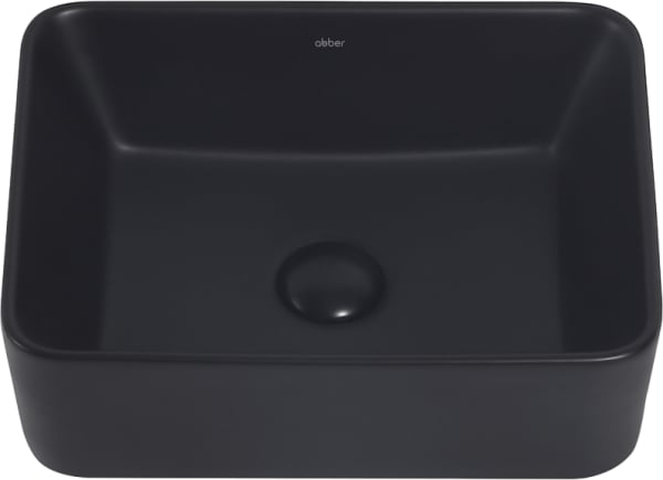 Накладная раковина Abber Rechteck AC2213MB матовая черная