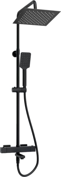 Душевая стойка Wasserkraft Abens 2000 A299.255.130.BM Thermo, с термостатом, черная