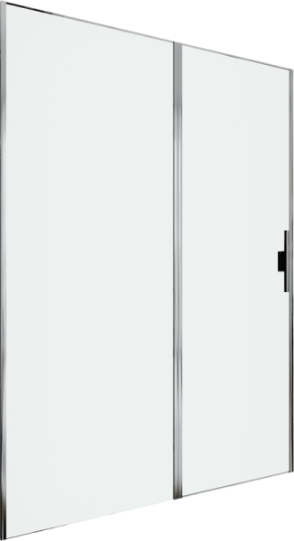 Душевая дверь в нишу Allen Brau Priority 3.31034.00 140 см, профиль хром, стекло прозрачное Optiwhit
