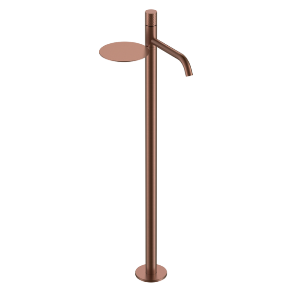Напольный смеситель для раковины Boheme Stick 120-BRB brushed bronze diamond