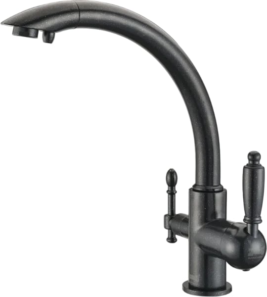 Смеситель для кухни Zorg Clean Water ZR 314 YF-33 черный металл