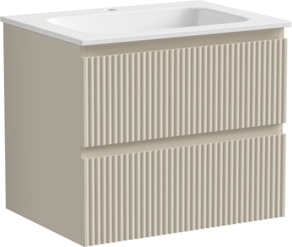 Тумба под раковину Sancos Snob R 60 подвесная Beige soft (капучино), SNR60CE