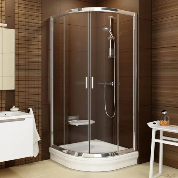 Душевой уголок Ravak Blix BLCP4-80 Transparent, профиль блестящий