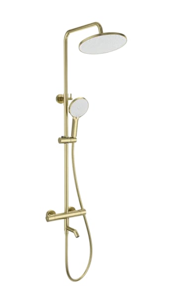 Душевая стойка Wonzon & Woghand INN 3 WW-B3065-T1-BG, брашированное золото