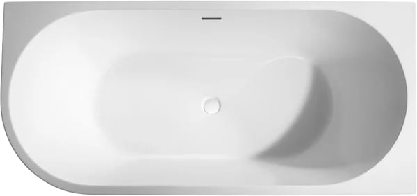 Акриловая ванна Abber 150x80 см, правая, AB9257-1.5 R