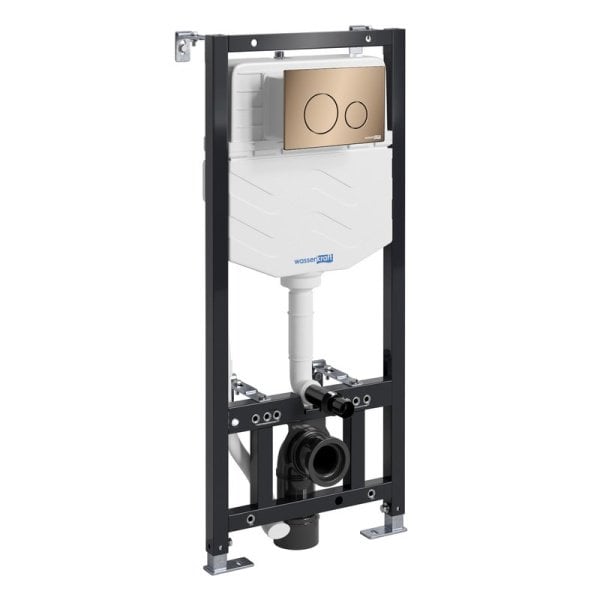 Инсталляция с кнопкой Wasserkraft Аллер (Aller) 10TLT.010.ME.RG02