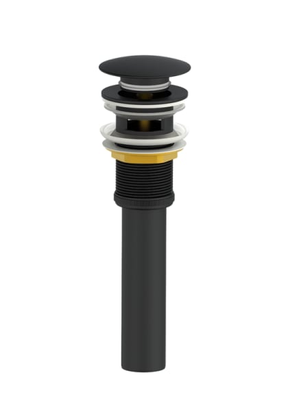Донный клапан для раковины Wonzon & Woghand WW-88SS03-MB черный матовый