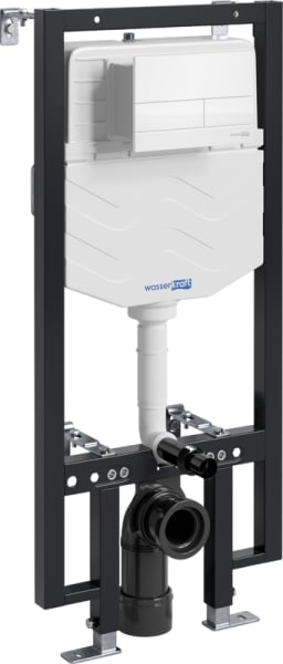 Система инсталляции для унитазов Wasserkraft Vils 56TLT.010.ME.WH04, с кнопкой смыва белой