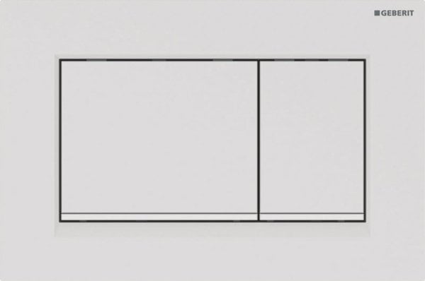Кнопка смыва Geberit Sigma 30 115.883.01.1 белая, матовый лак