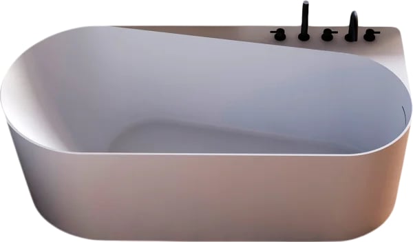 Акриловая ванна Abber 150x75 см, правая, AB9496-1.5 R