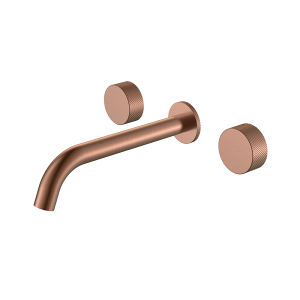 Смеситель для раковины Boheme Stick spirale 152-2-CB.4 С ВНУТРЕННЕЙ ЧАСТЬЮ, copper brushed