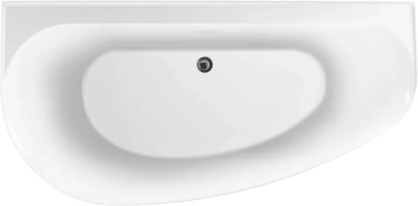 Асимметричная ванна Allen Brau Priority 5 160x80 см, белая матовая, правая, 2.31005.21B
