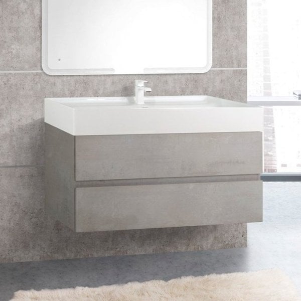 Тумба под раковину без столешницы Cezares Molveno 46 80 beton