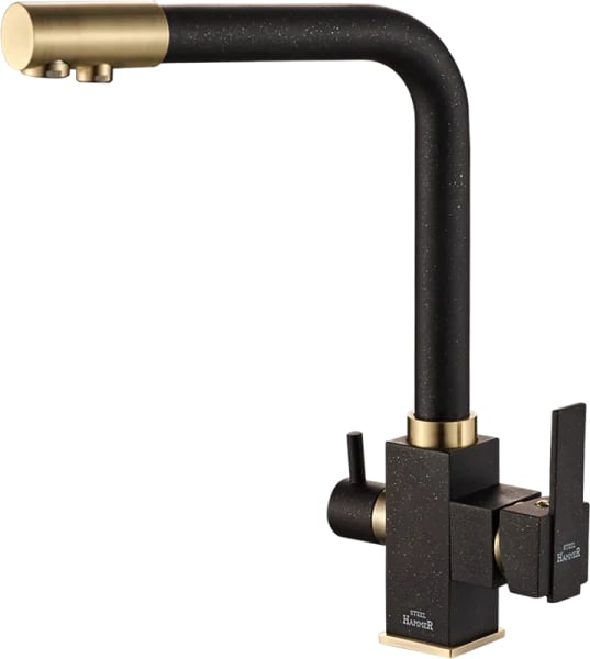 Смеситель для кухни Steel Hammer SH 805 Black Br