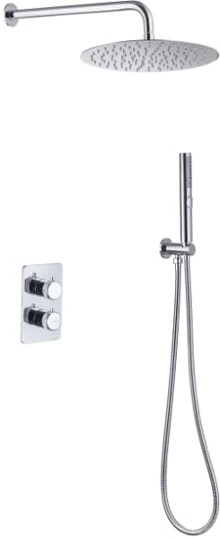 Душевой комплект Allen Brau Priority 5.31013-00, С ВНУТРЕННЕЙ ЧАСТЬЮ, хром