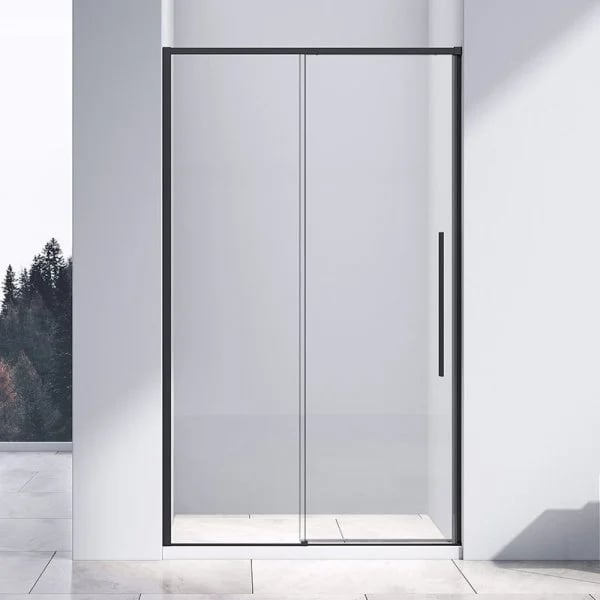 Душевая дверь в нишу Vincea Slim-N VDS-4SN120CLB 120 см, профиль черный
