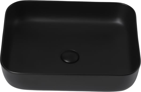 Накладная раковина Abber Rechteck AC2202MB матовая черная