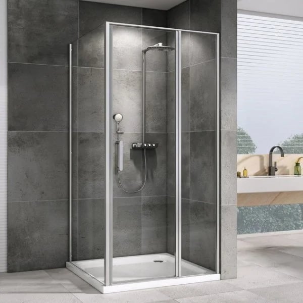 Душевой уголок Abber Sonnenstrand AG04130S-S80 130x80, профиль хром, стекло прозрачное