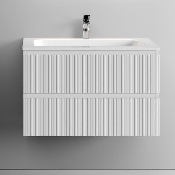 Тумба с раковиной Sancos Snob T 80 см, bianco