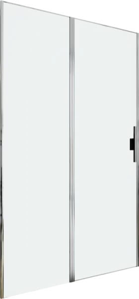 Душевая дверь в нишу Allen Brau Priority 3.31031.00 120 см, профиль хром, стекло прозрачное Optiwhit