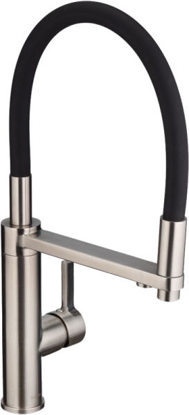 Смеситель для кухни Swedbe Selene Plus 8640 черный, нержавеющая сталь