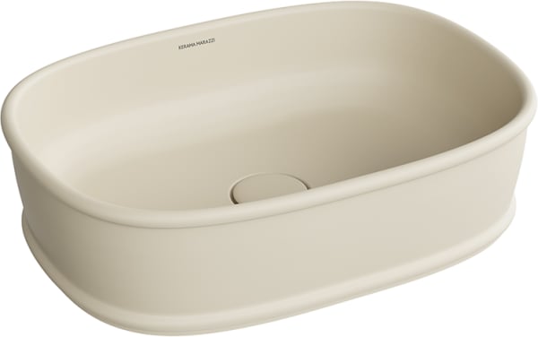 Накладная раковина KERAMA MARAZZI Circo 50 песочная матовая
