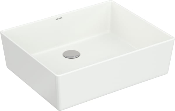 Накладная раковина Berges Ego 50x40, глянцевая белая