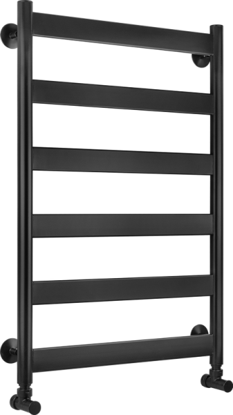 Полотенцесушитель водяной Secado Комано 2 80x50, черный матовый