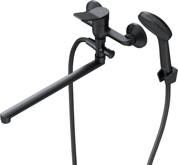 Смеситель для ванны с душем AM.PM X-Joy F85A90122, черный