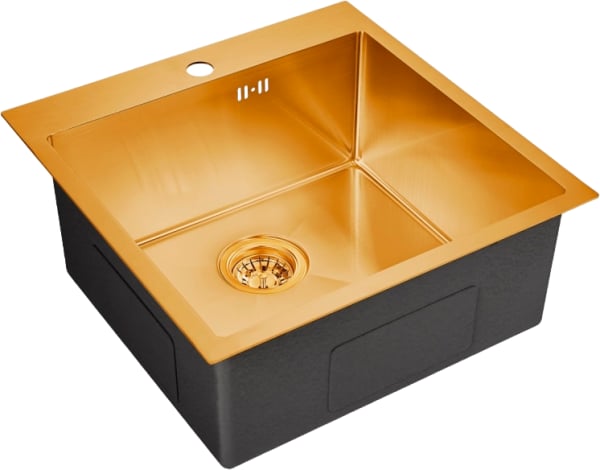 Мойка кухонная Emar PVD EMB-116 PVD Nano Golden