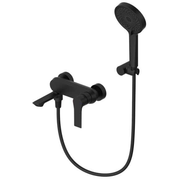 Смеситель для ванны с душем Wonzon & Woghand WW-88037079-MB, матовый черный