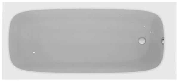Акриловая ванна Ideal Standard I.life A T476201 без опоры 180x80 см, пристенная, euro white 