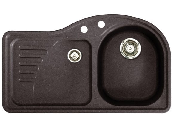 Мойка ALVEUS ALGRANIT FUTUR 40R A90 845X510  в комп.с сифоном 1077583,